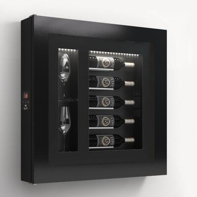 Produktbild f�r 'Klimatisiertes Wand-Weinregal f�r 5 Flaschen, Modell 5'