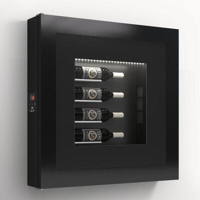 Produktbild f�r 'Klimatisiertes Wand-Weinregal f�r 4 Flaschen, Modell 5'