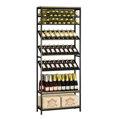 Produktbild f�r 'Metall-Holz Lagerregal Black Pure WOOD Modell 2'
