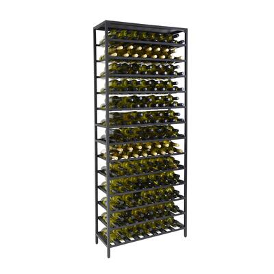 Produktbild f�r 'Metall-Weinregal BLACK PURE, Modell 1, schwarz pulverbeschichtet'