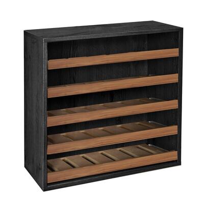Produktbild f�r 'Modul mit Flaschenauszug, T 33 cm, Esche graphit/Birnbaum'