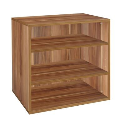 Produktbild f�r 'Regalmodul T 55 cm mit 2 Fachb�den, Birnbaum'