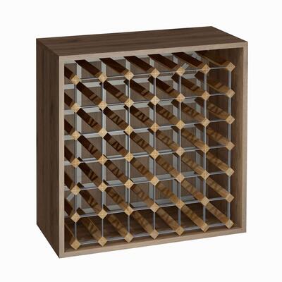 Produktbild f�r 'Regalmodul f�r 36 Flaschen, Walnuss'