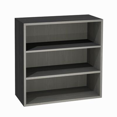 Produktbild f�r 'Regalmodul mit 2 Fachb�den, Esche graphit'