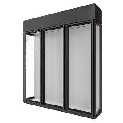 Produktbild f�r 'Vitrus Glas-Kabinett, B 158 cm, 3 T�ren'