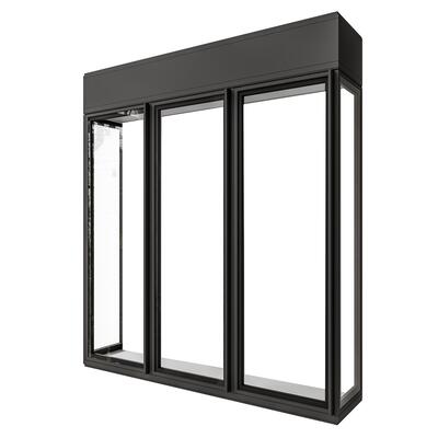 Produktbild f�r 'Vitrus Glas-Kabinett, B 280 cm, 3 T�ren'