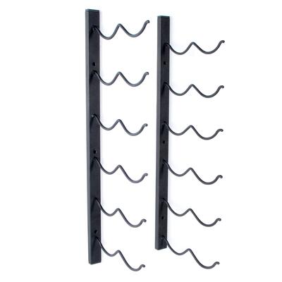 Produktbild f�r 'Wand-Metallweinregal DUO f�r 12 Flaschen'