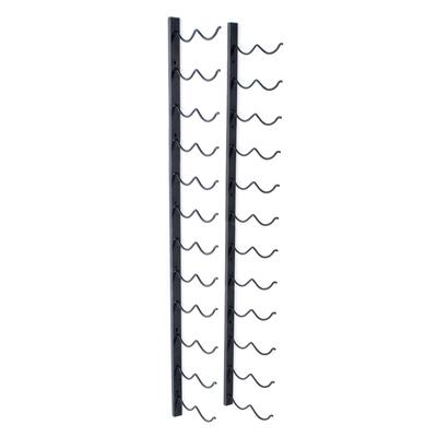 Produktbild f�r 'Wand-Metallweinregal DUO f�r 24 Flaschen'