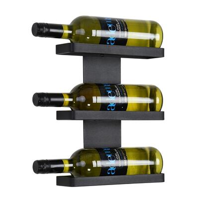 Produktbild f�r 'Wand-Weinregal Black Pure f�r 3 Flaschen � 0,75l'