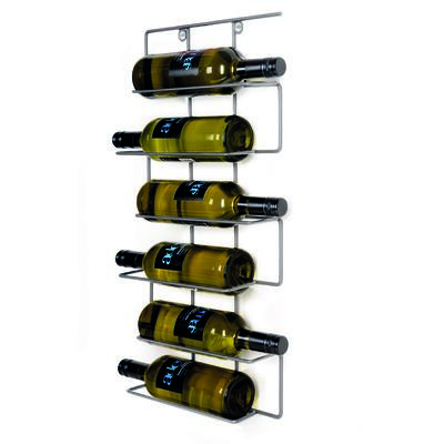 Produktbild f�r 'Wand-Weinregal WALLIS silber'
