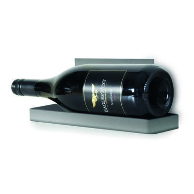 Produktbild f�r 'Wand-Weinregal f�r 1 Flasche 0,75l, silberfarben'