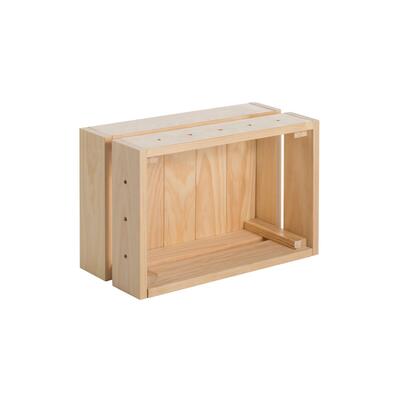 Produktbild f�r 'Weinkiste / Weinregal aus Holz CASSATTA, klein'