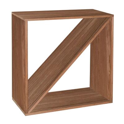 Produktbild f�r 'Weinregal 60 cm, Modell Basic, braun gebeizt'