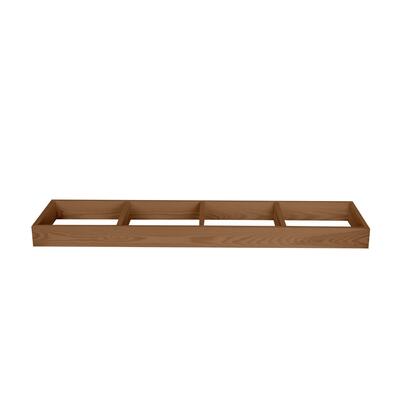 Produktbild f�r 'Weinregal 60 cm, Sockel 120 cm breit, braun gebeizt'