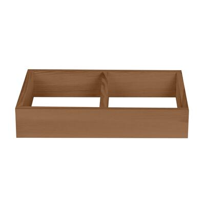 Produktbild f�r 'Weinregal 60 cm, Sockel 45 cm breit, braun gebeizt'