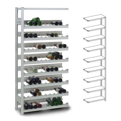 Produktbild f�r 'Weinregal ODEON, Anbauregal, H 200 cm'