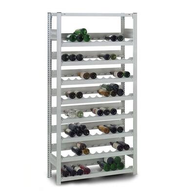 Produktbild f�r 'Weinregal ODEON aus Metall, H 200 cm'