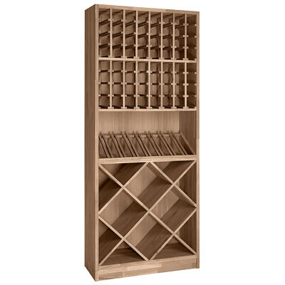 Produktbild f�r 'Weinregal PRESTIGE 3, Eichen-Holz braun gebeizt'