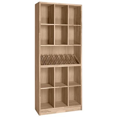 Produktbild f�r 'Weinregal PRESTIGE 9, Eichen-Holz braun gebeizt'