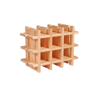 Produktbild f�r 'Weinregal PRIMAVINO, f. 9 Fl., Holz natur'