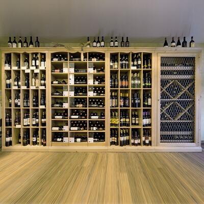 Produktbild f�r 'Weinregal-System Barolo, Tannenholz, hellbraun'
