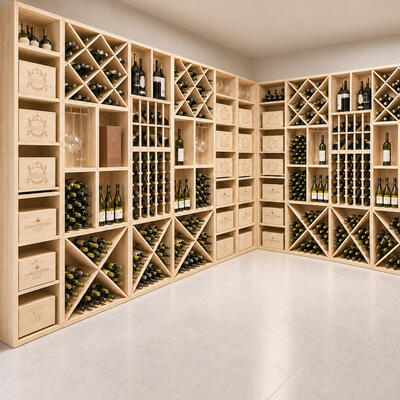 Produktbild f�r 'Weinregal-System VINVARIO 60 cm aus Kiefern-Holz natur'
