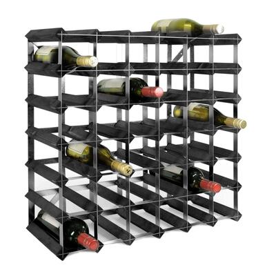 Produktbild f�r 'Weinregal TREND f�r 42 Fl., schwarz gebeizt, T 22,8 cm'