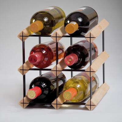 Produktbild f�r 'Weinregal Trend PREMIUM f�r 6 Fl. (H 23,5 x B 23,5 cm)'