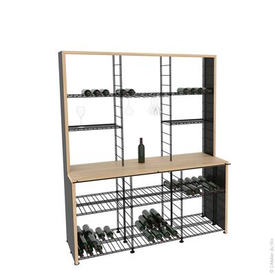 Produktbild f�r 'Weinregalsystem CONNAISSEUR, 3 Module'