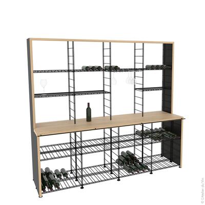 Produktbild f�r 'Weinregalsystem CONNAISSEUR, 4 Module'