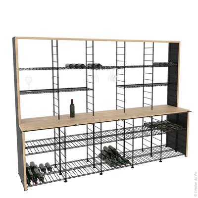 Produktbild f�r 'Weinregalsystem CONNAISSEUR, 5 Module'