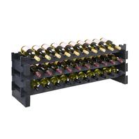 Produktbild f�r 'Weinregal-Module CASANOVA-10, Schiefer, 3 Reihen � 10 Fl.'