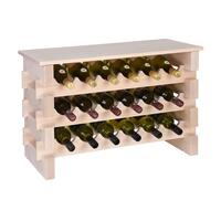 Produktbild f�r 'Weinregal CASANOVA - Natur aus Buchen-Holz'
