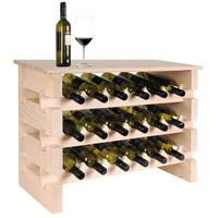 Produktbild f�r 'Weinregal CASANOVA - Natur aus Buchen-Holz'