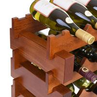 Produktbild f�r 'Weinregal CASANOVA-4, Cherry, 3 Reihen � 4 Fl.'