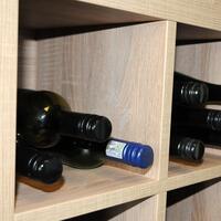 Produktbild f�r 'Weinregal-System CAVEPRO aus Holz im Dekor Eiche hell'