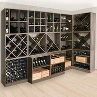 Produktbild f�r 'Weinregal-System CAVEPRO aus Holz im Dekor Wenge'