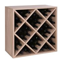 Produktbild f�r 'Regalmodul mit Rauten, Eiche hell'