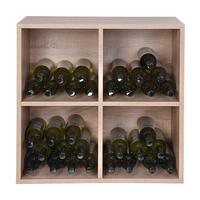 Produktbild f�r 'Regalmodul mit 4 F�chern, Eiche hell'