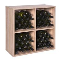 Produktbild f�r 'Regalmodul mit 4 F�chern, Eiche hell'