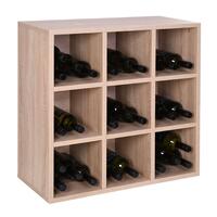 Produktbild f�r 'Regalmodul mit 9 F�chern, Eiche hell'