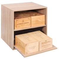 Produktbild f�r 'Regalmodul mit 2 ausziehbaren Fachb�den, Eiche hell'