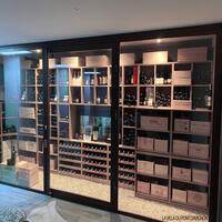 Produktbild f�r 'Weinregal-System CAVEPRO aus Holz im Dekor Wildeiche'