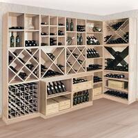 Produktbild f�r 'Regalmodul schmal, T 33 cm, Eiche hell'