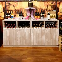 Produktbild f�r 'Weinregal / Weinschrank PRESTIGE 12, Eichenholz natur'