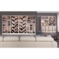 Produktbild f�r 'Weinregal PRESTIGE 6, Eiche natur, mit Ausz�gen f. Weinkisten'