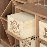 Produktbild f�r 'Weinregal-System PRESTIGE aus Eiche massiv, braun gebeizt'