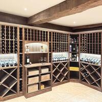 Produktbild f�r 'Weinregal-System PRESTIGE aus Eiche massiv, braun gebeizt'