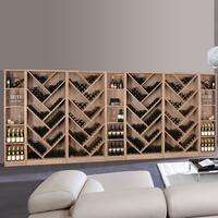 Produktbild f�r 'Weinregal-System PRESTIGE aus Eiche massiv, braun gebeizt'