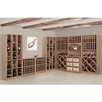 Produktbild f�r 'Weinregal PRESTIGE 1, Eichen-Holz braun gebeizt'